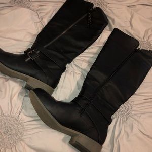 Just fab black riding boots
